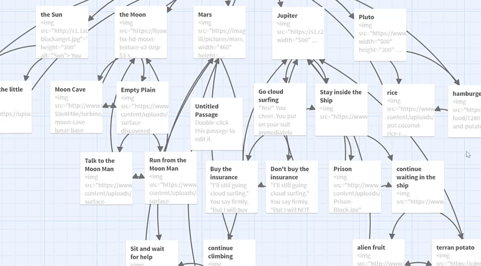 Twine screenshot